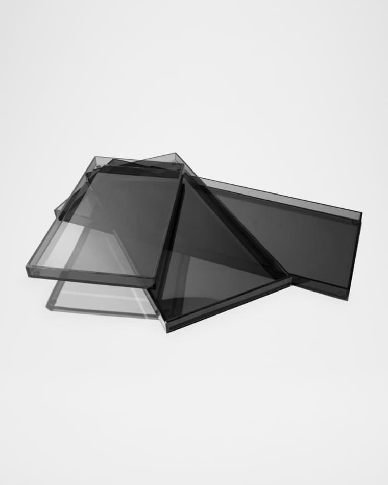 HIDDIN Smoke Grey Overflow Feeder Tray, Small