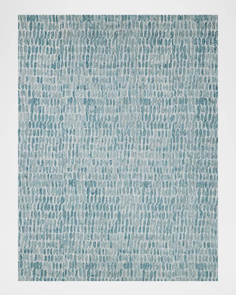 Exquisite Rugs Ink Blot Hand-Tufted Rug, 8' x 10'