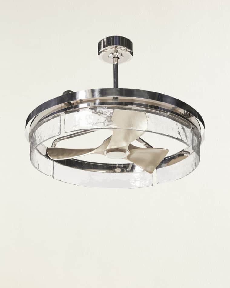 John-Richard Collection Sinclair 34" Chandelier with Fan