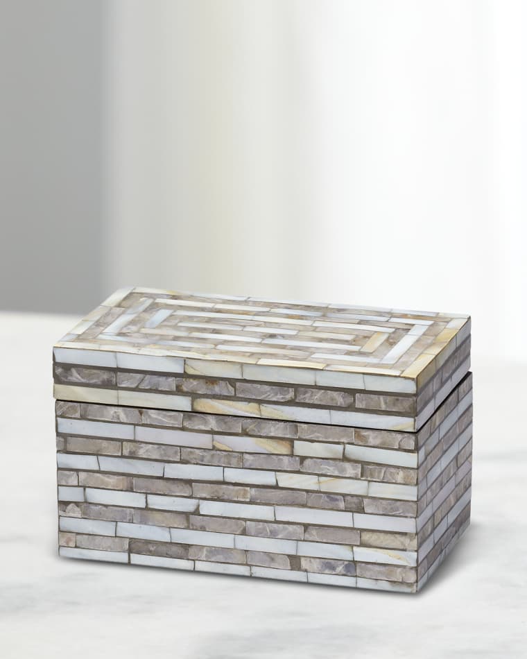 Jamie Young Roosevelt Small Mother-of-Pearl Box