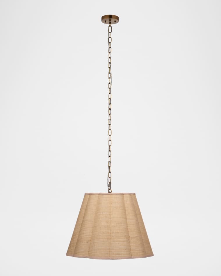 Jamie Young Scalloped Hanging Pendant