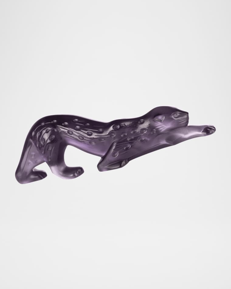 Lalique Zeila Small Panther Sculpture