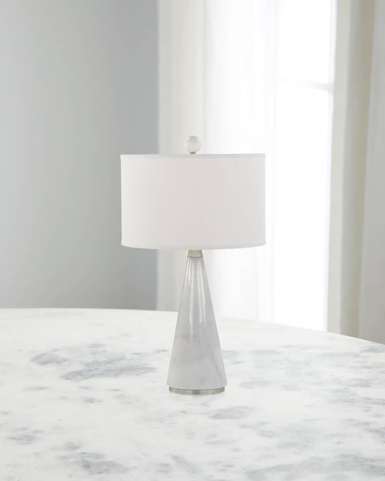 John-Richard Collection Kegel 29" Marble Table Lamp
