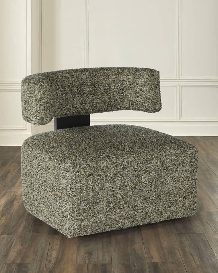 HF Custom Winslow Boucle Swivel Chair