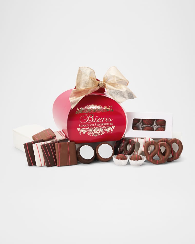 Biens Chocolate Centerpiece Christmas Small Tulip Box