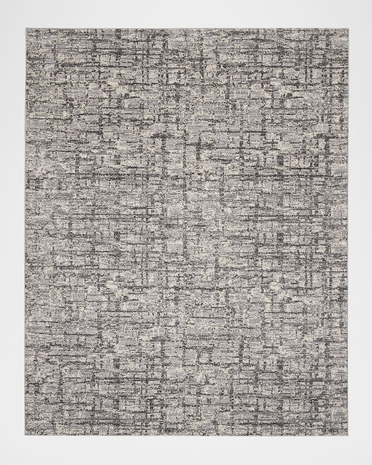 Calvin Klein Rush Ivory/Grey Power-Loomed Rug, 8' x 10'