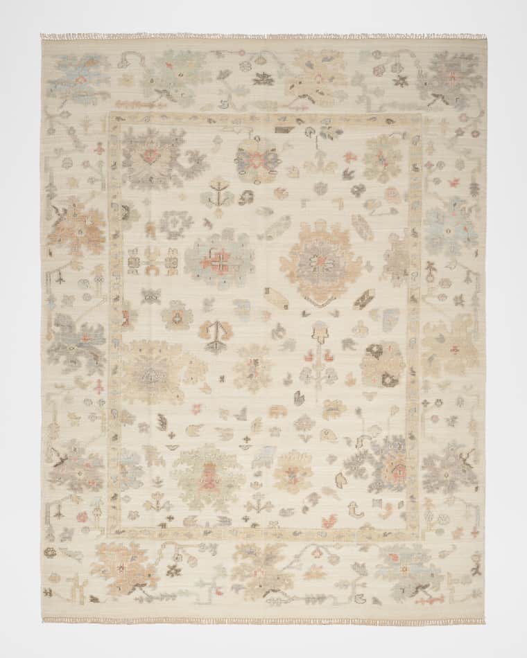 Nourison Whispers Ivory Hand-Knotted Rug, 9' x 12'
