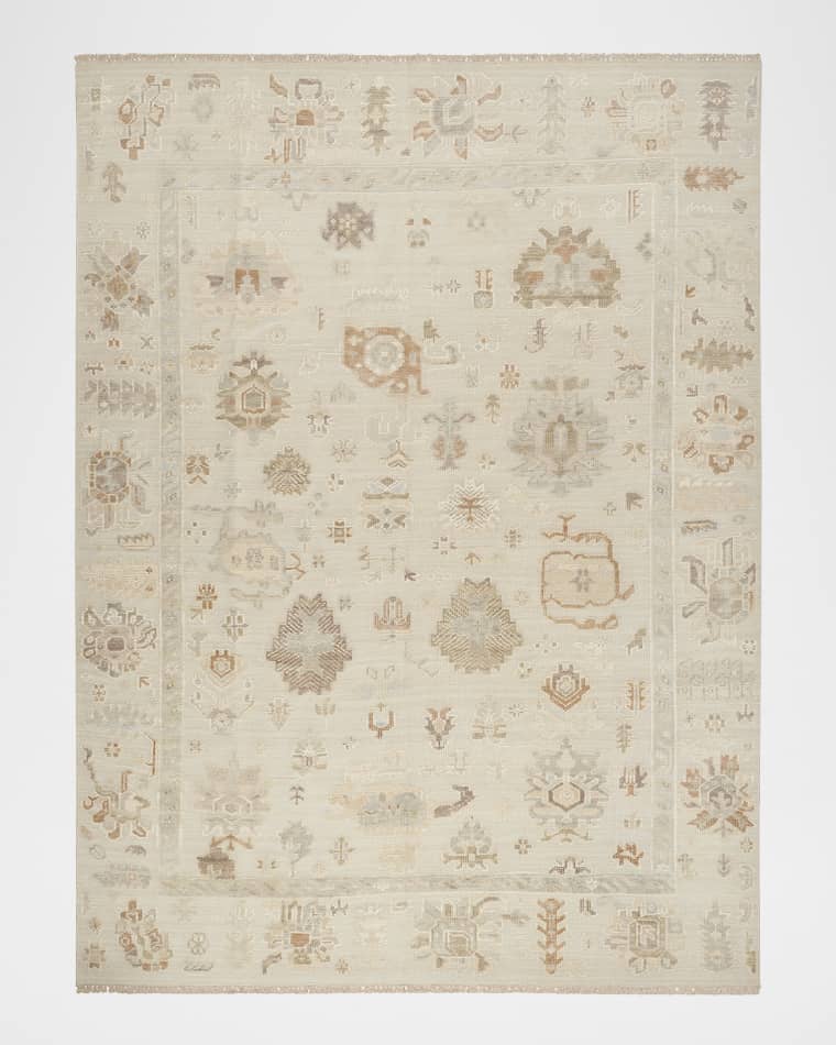 Nourison Whispers Cream Hand-Knotted Rug, 8' x 10'