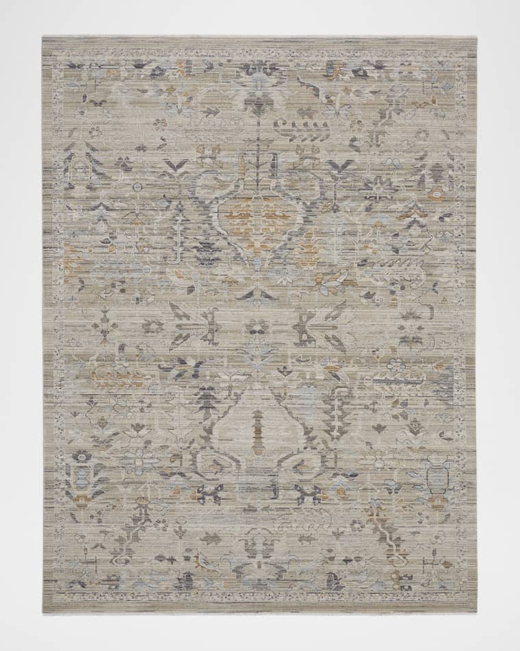 Nourison Lynx Taupe Power-Loomed Rug, 9' x 12'