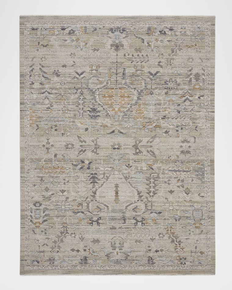 Nourison Lynx Taupe Power-Loomed Rug, 10' x 14'