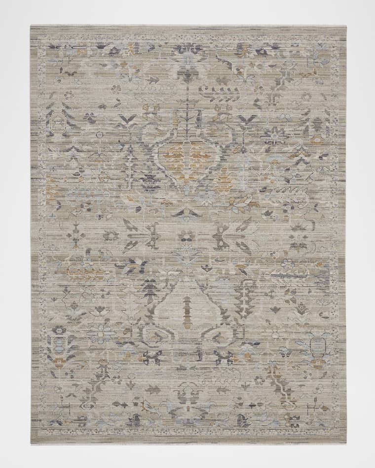 Nourison Lynx Taupe Power-Loomed Rug, 12' x 15'