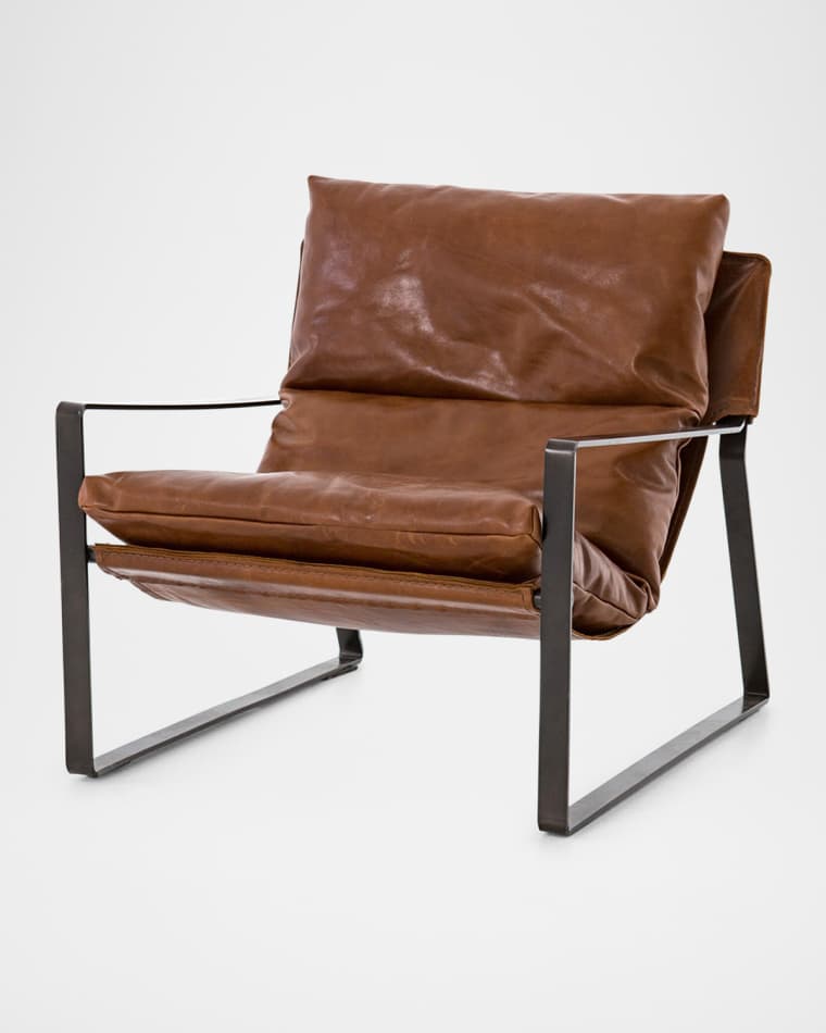 Four Hands Emmett Leather Accent Chair