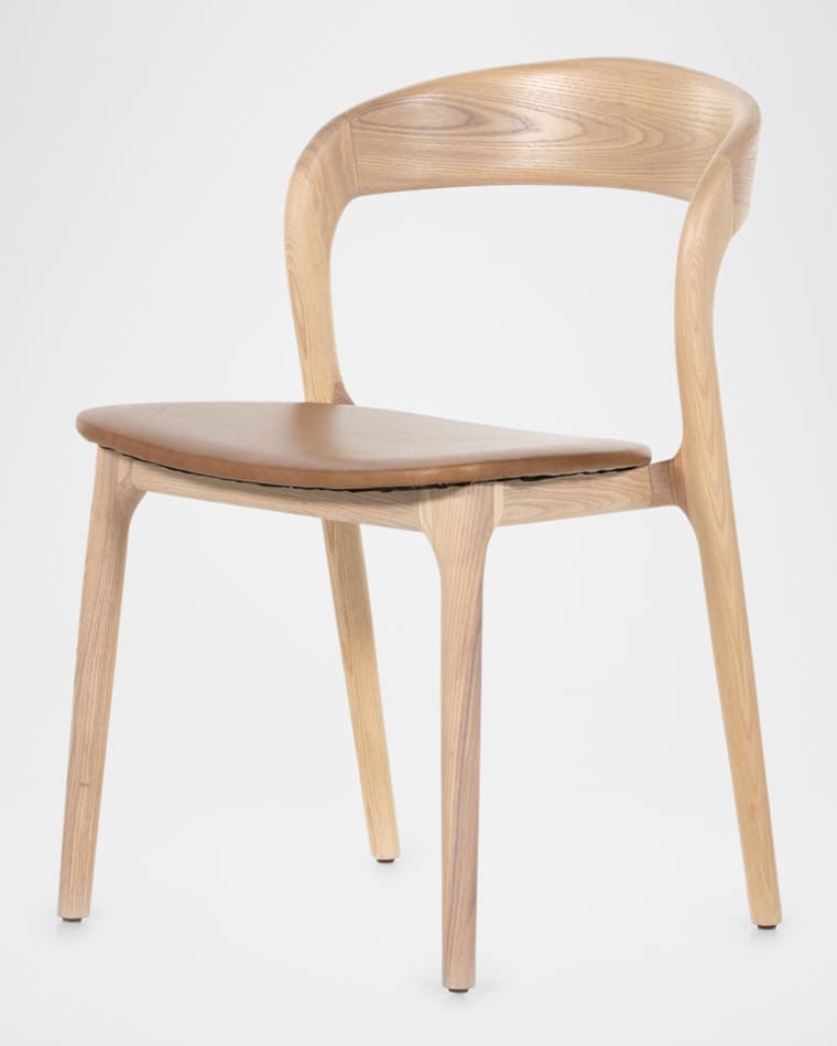 Four Hands Amare Leather Seat Dining Chair