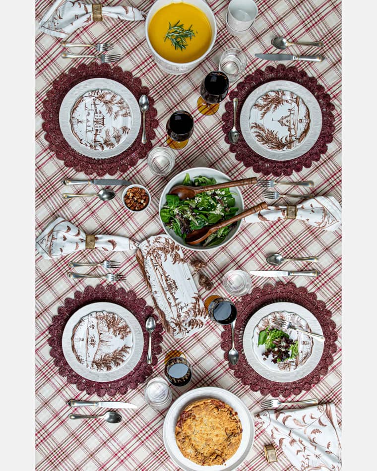 Juliska Country Estate Harvest Assorted Party Plates, Set of 4 Country Estate Harvest Breakfast Cup