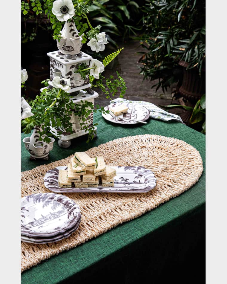 Juliska Straw Loop Table Runner, 16" x 60"
