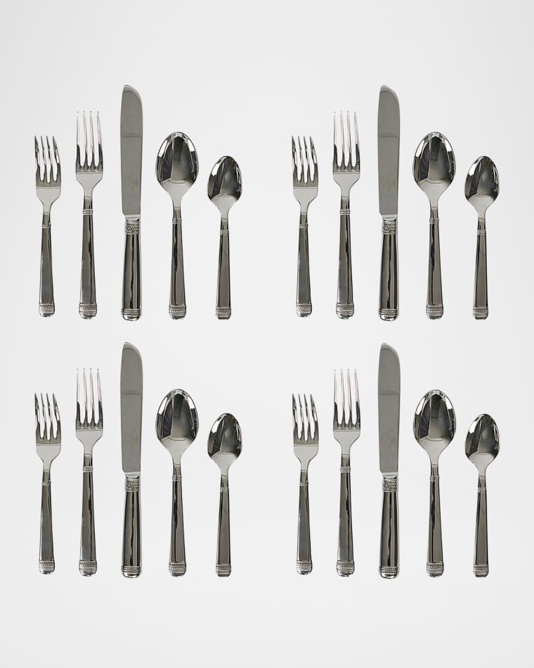 Juliska Le Panier Polished 20-Piece Flatware Set, Service for 4