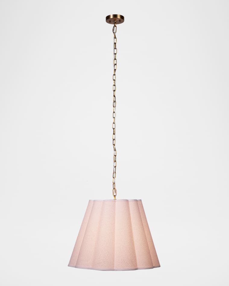 Jamie Young Scalloped 24" Hanging Pendant