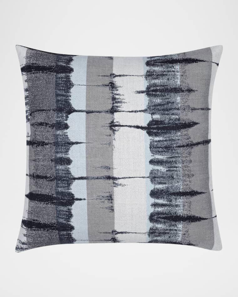 Elaine Smith Shibori Indoor/Outdoor Pillow, 20" Square
