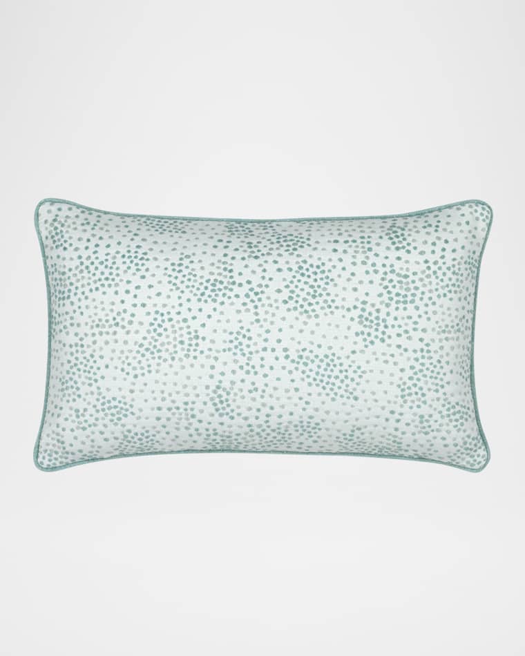 Elaine Smith Speckle Surf Indoor/Outdoor Lumbar Pillow, 12" x 20"