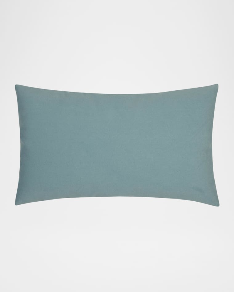 Elaine Smith Lush Velvet Corded Indoor/Outdoor Lumbar Pillow, 12" x 20"