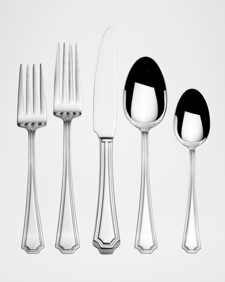 Wallace Silversmiths Audra 20-Piece Flatware Set, Service for 4