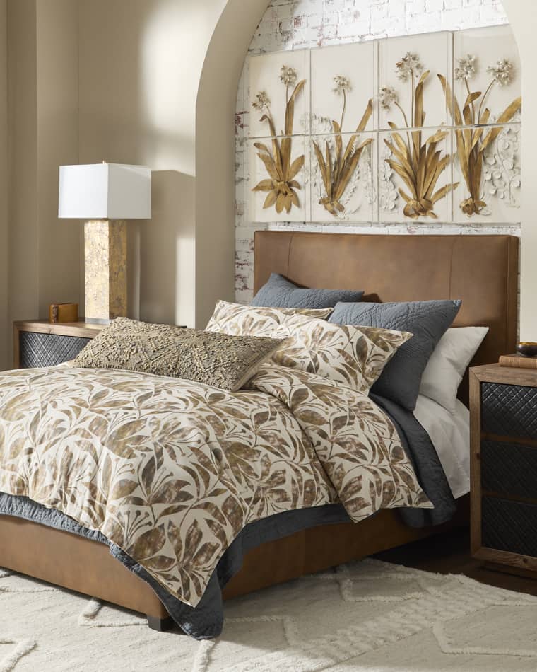 Amity Home Barcelona Linen Quilt, King Barcelona Linen Euro Sham