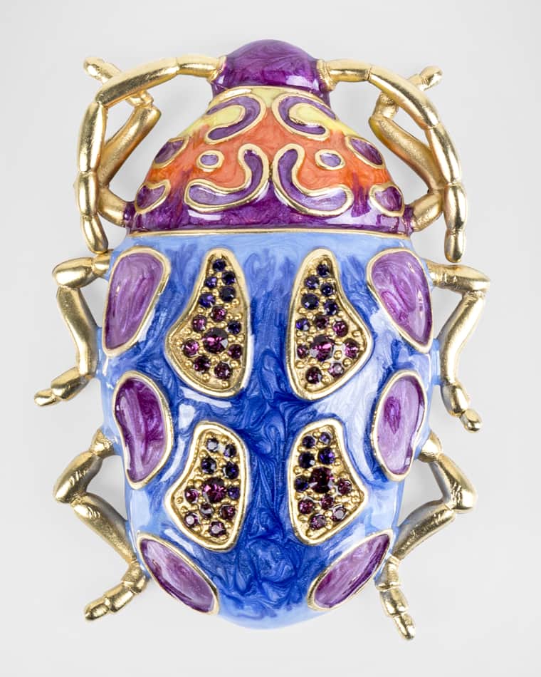 Jay Strongwater Celo Beetle Objet