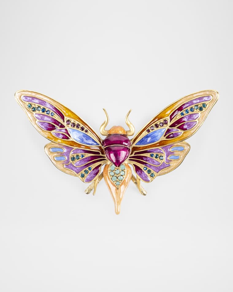 Jay Strongwater Rosey Moth Objet