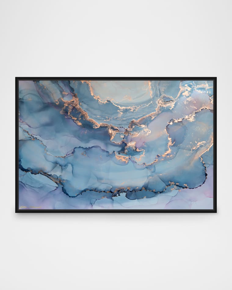The Oliver Gal Artist Co. "Glitter Enthusiast" Alli Framed Giclee Wall Art