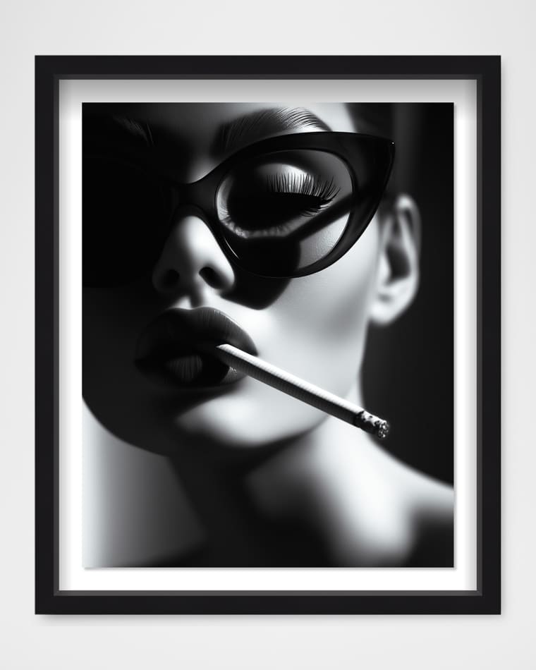 The Oliver Gal Artist Co. "A Hollywood Star II" Framed Wall Art Print
