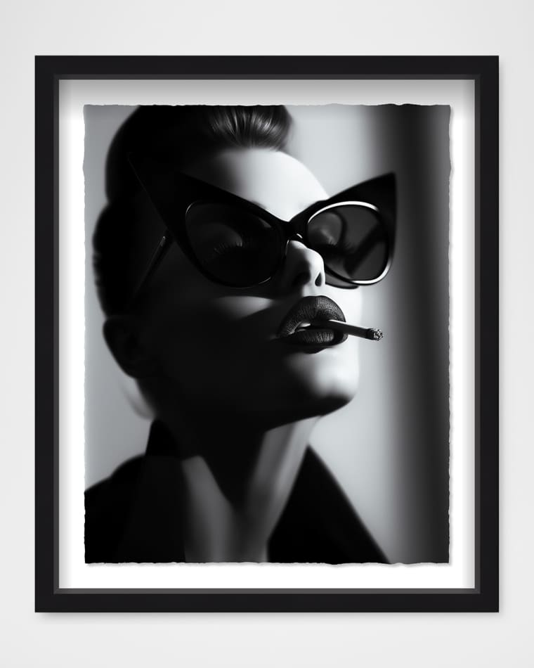 The Oliver Gal Artist Co. "A Hollywood Star I" Framed Wall Art Print