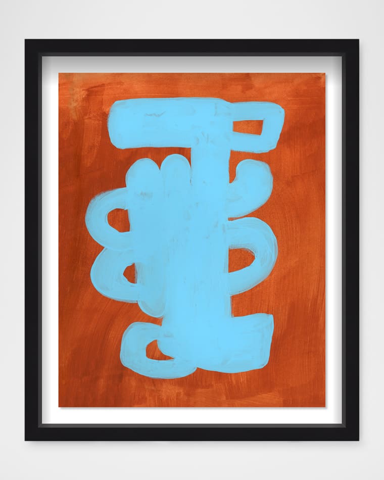 The Oliver Gal Artist Co. "Santana II" Framed Wall Art Print