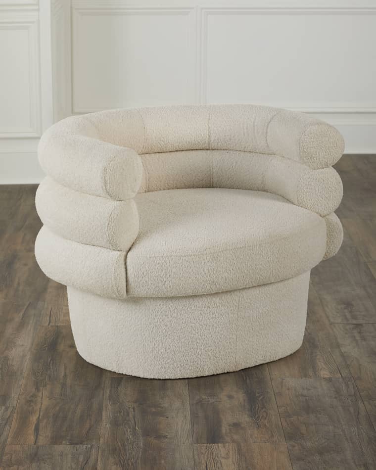Haute House Heidi Boucle Barrel Chair