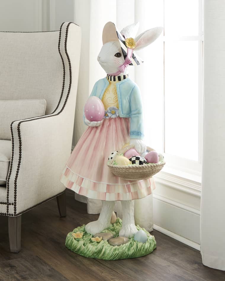 MacKenzie-Childs Mrs. Rabbit Rosy Trophy, 43"