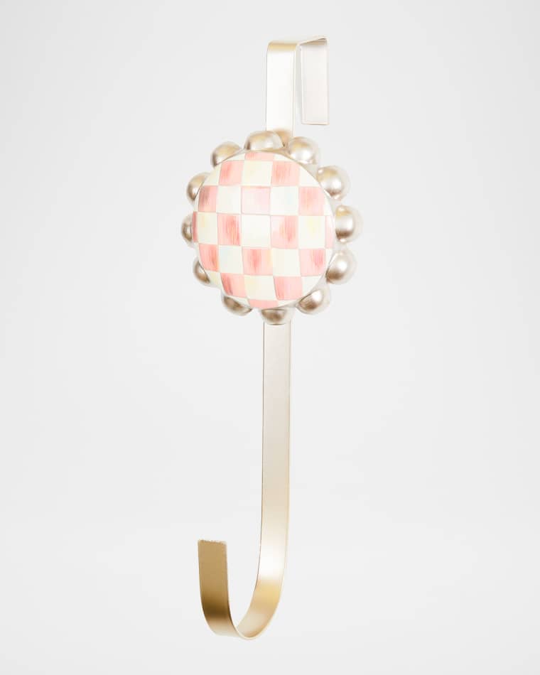 MacKenzie-Childs Rosy Check Wreath Hanger