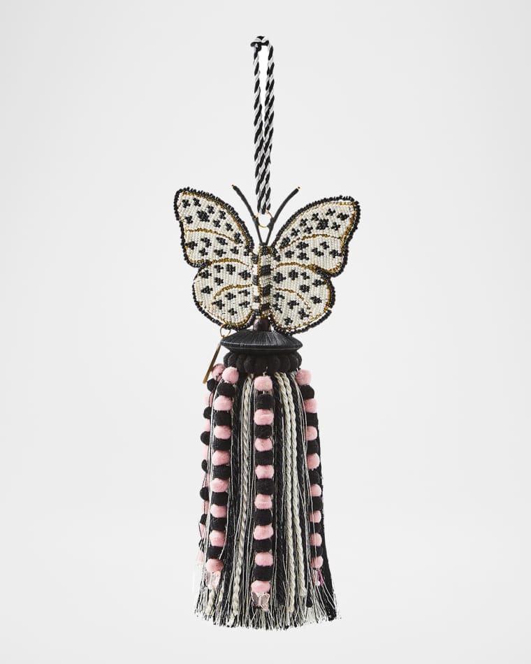 MacKenzie-Childs Butterfly Beaded Tassel