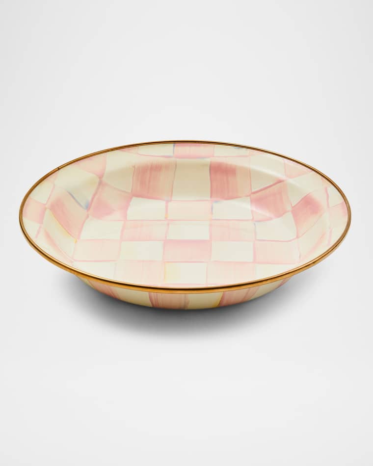 MacKenzie-Childs Rosy Check Pie Plate
