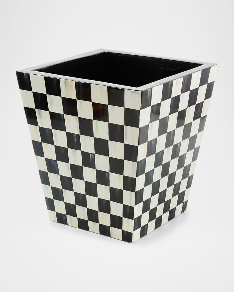 MacKenzie-Childs Courtly Check Planter, 13"