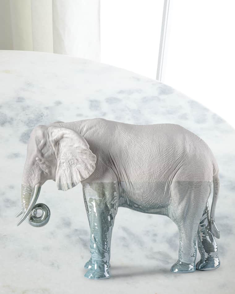 Lladro Elephant Underwater Sculpture
