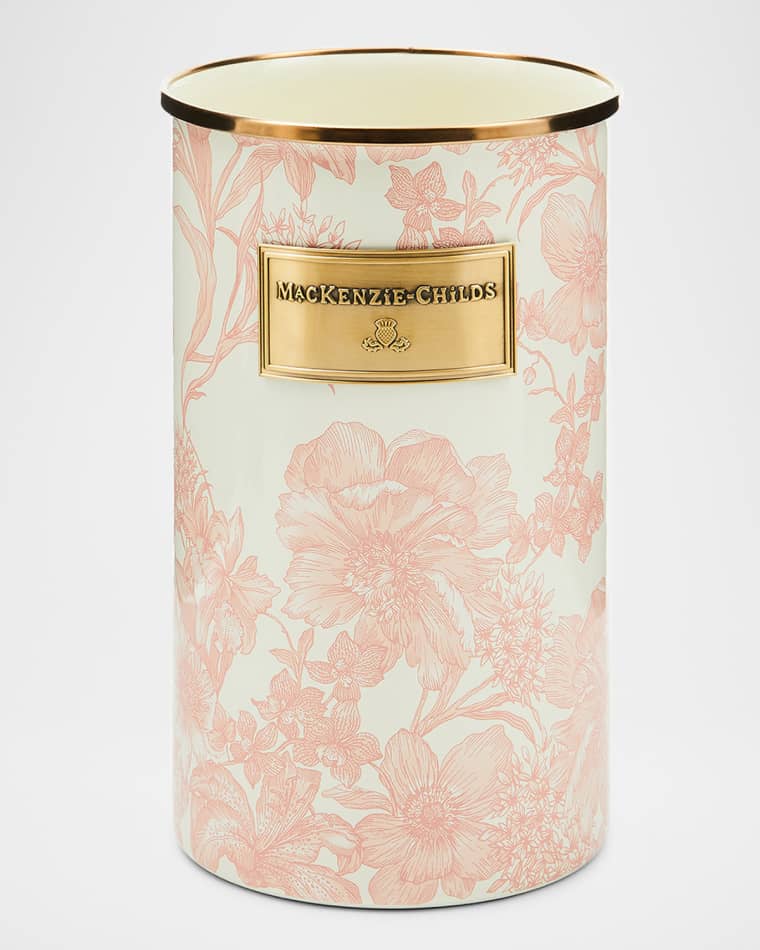 MacKenzie-Childs Rosy English Garden Utensil Holder