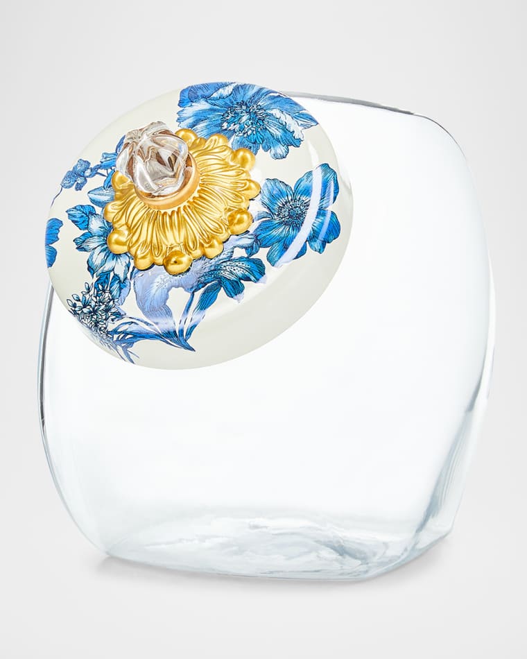 MacKenzie-Childs Sweets Jar with Royal English Garden Lid