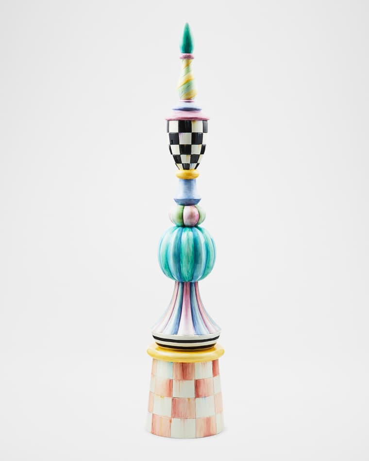 MacKenzie-Childs Rosy Meadow Tall Finial