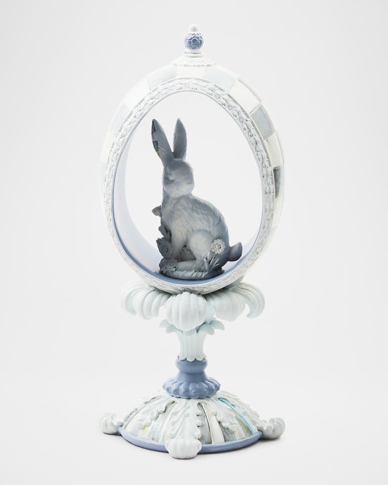 MacKenzie-Childs Cameo Panoramic Bunny Egg