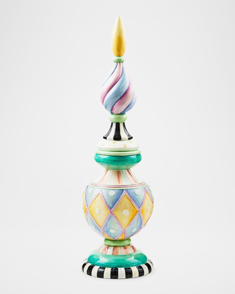 MacKenzie-Childs Rosy Meadow Short Finial