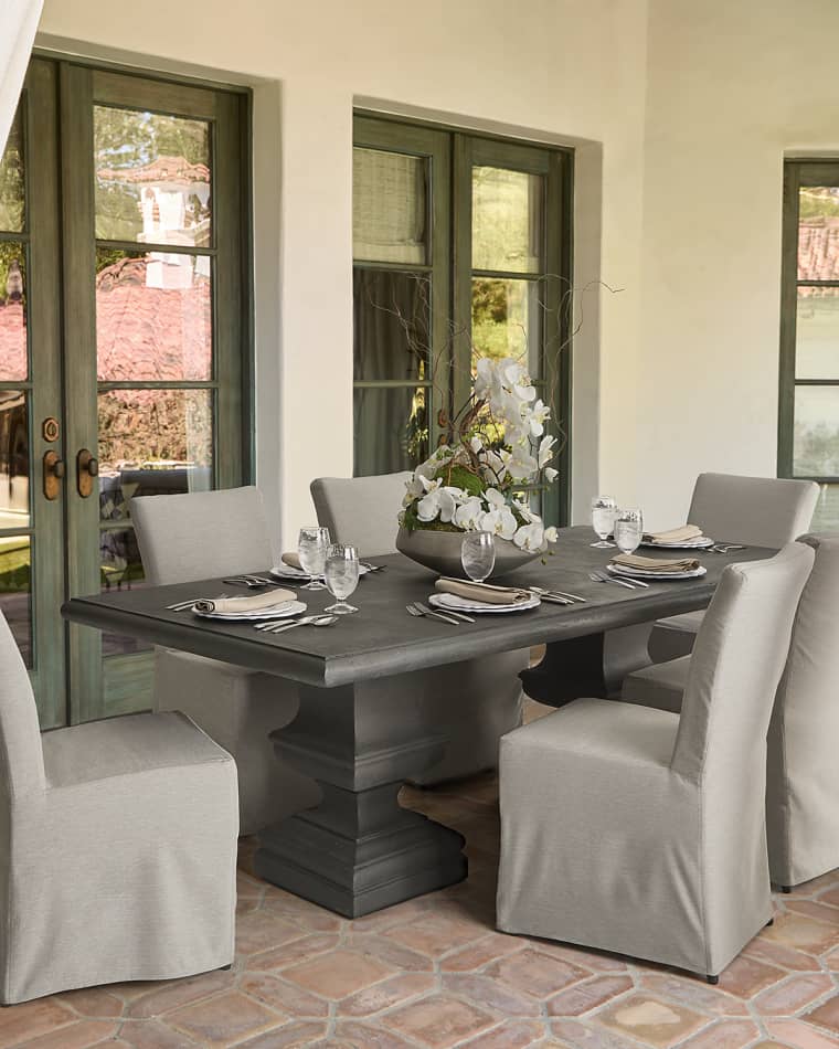 Neiman Marcus Alexandra Urn Base Outdoor Dining Table
