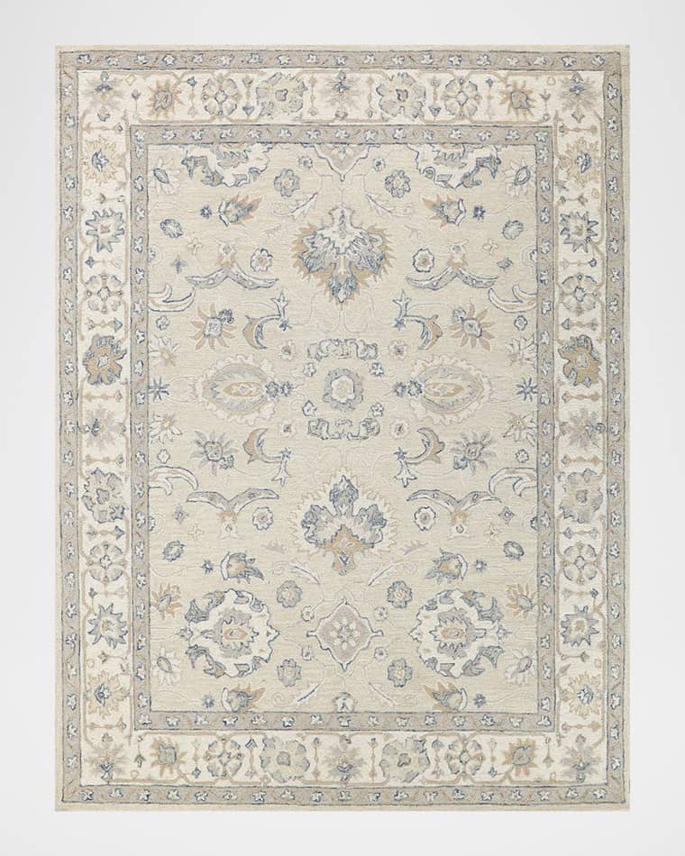 Exquisite Rugs Marietta Hand-Tufted Oushak Rug, 10' x 14'