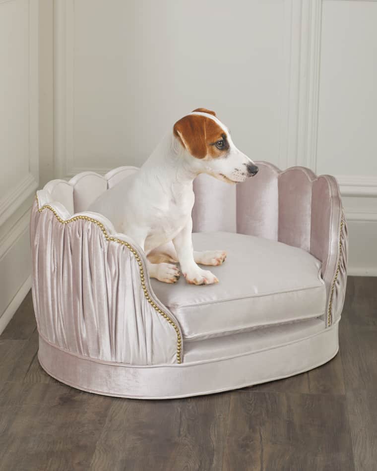 Haute House Lily Rose Velvet Pet Bed