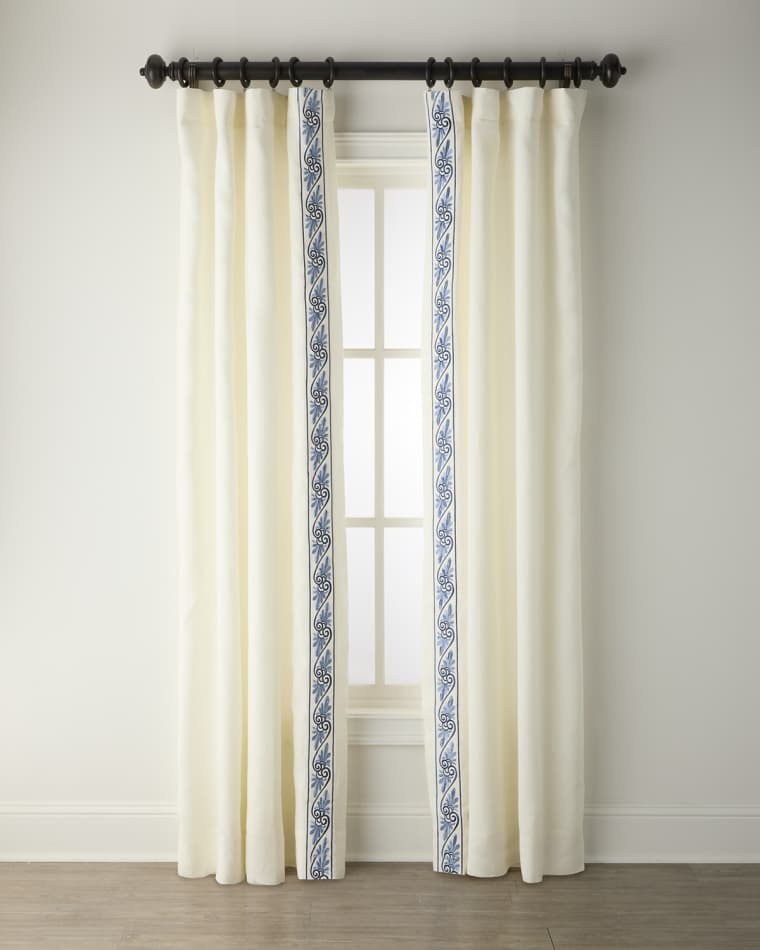 Home Silks Tango Light-Filtering Drapery Panels, 52" x 108" - Set of 2