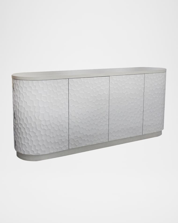 John-Richard Collection Branca Four-Door Credenza