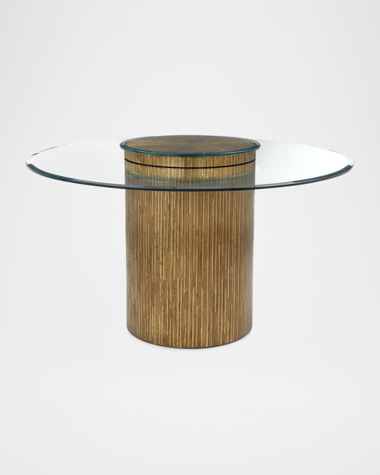 John-Richard Collection Stria Dining Table, 54"